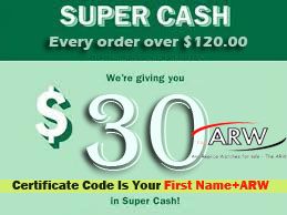 VIP $30.00 SUPER CASH